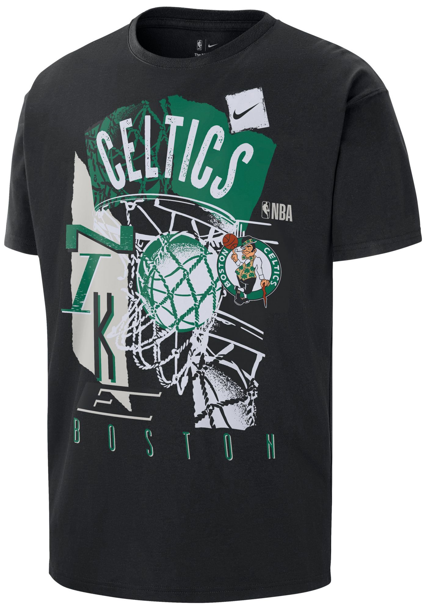 Nike Men's Boston Celtics Black Vintage T-Shirt