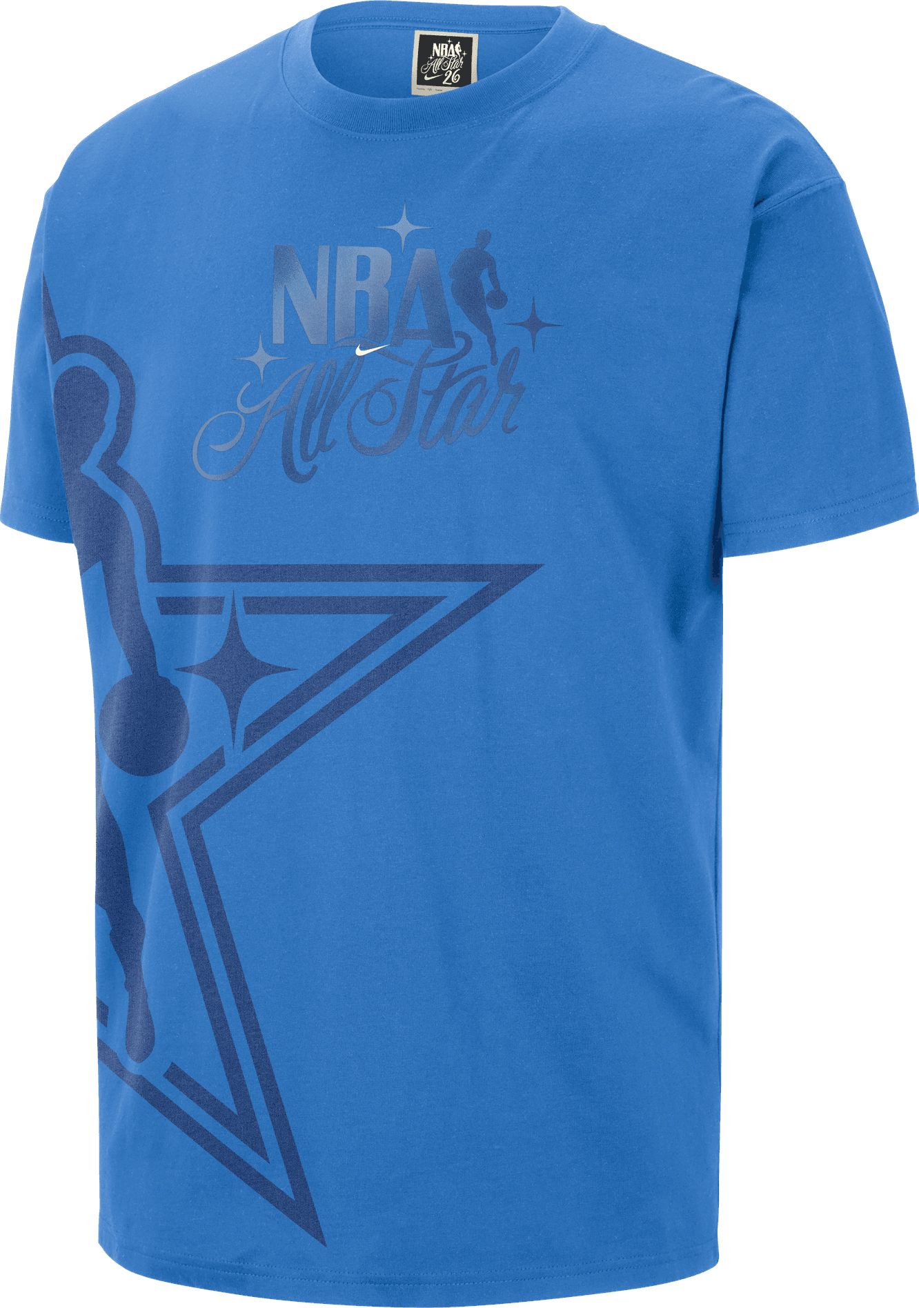 Nike Adult 2025-26 NBA All-Star Game Max90 Flash Blue T-Shirt