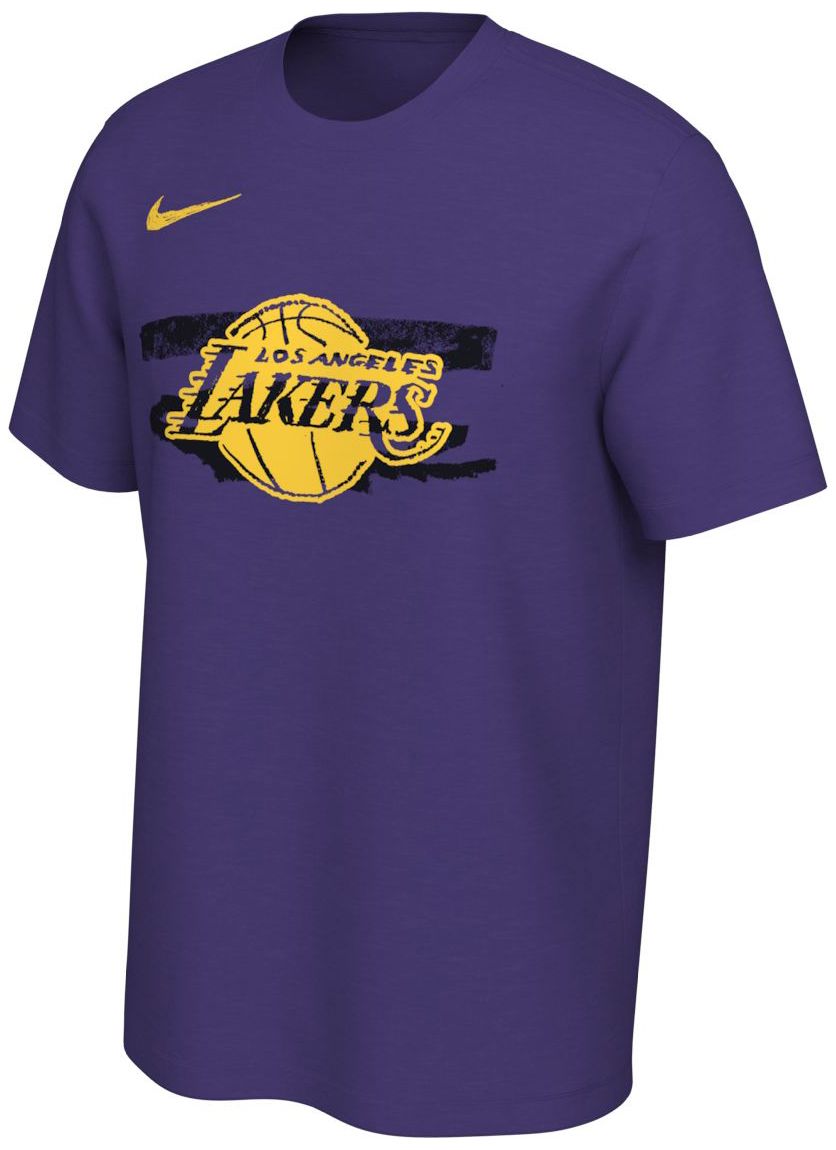 Nike Men's Los Angeles Lakers Purple T-Shirt