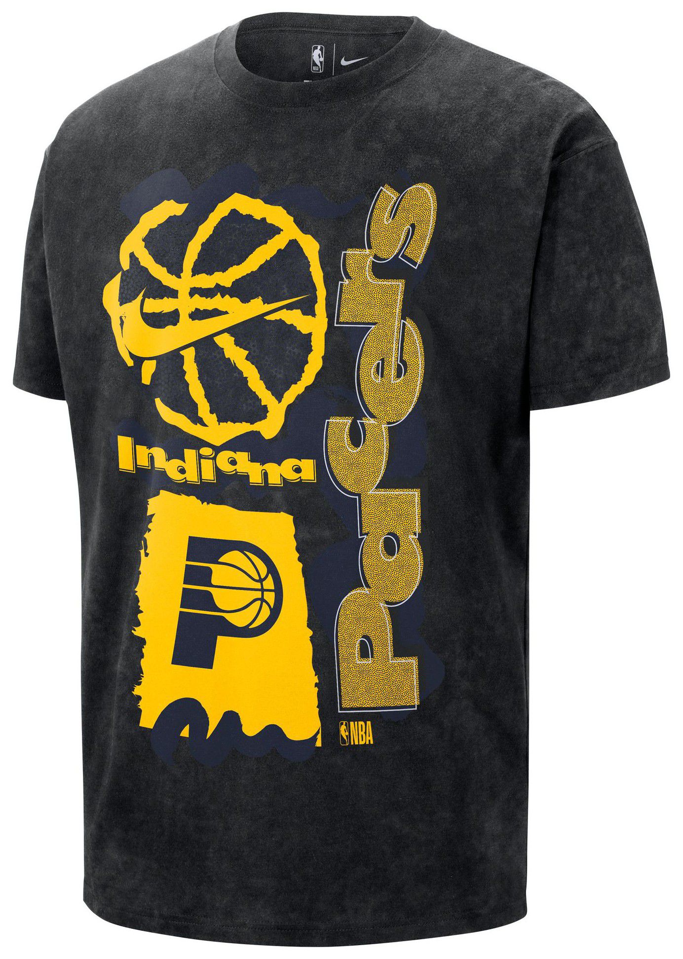 Nike Men's Indiana Pacers Black OGC Max 90 Vintage Short Sleeve T-Shirt