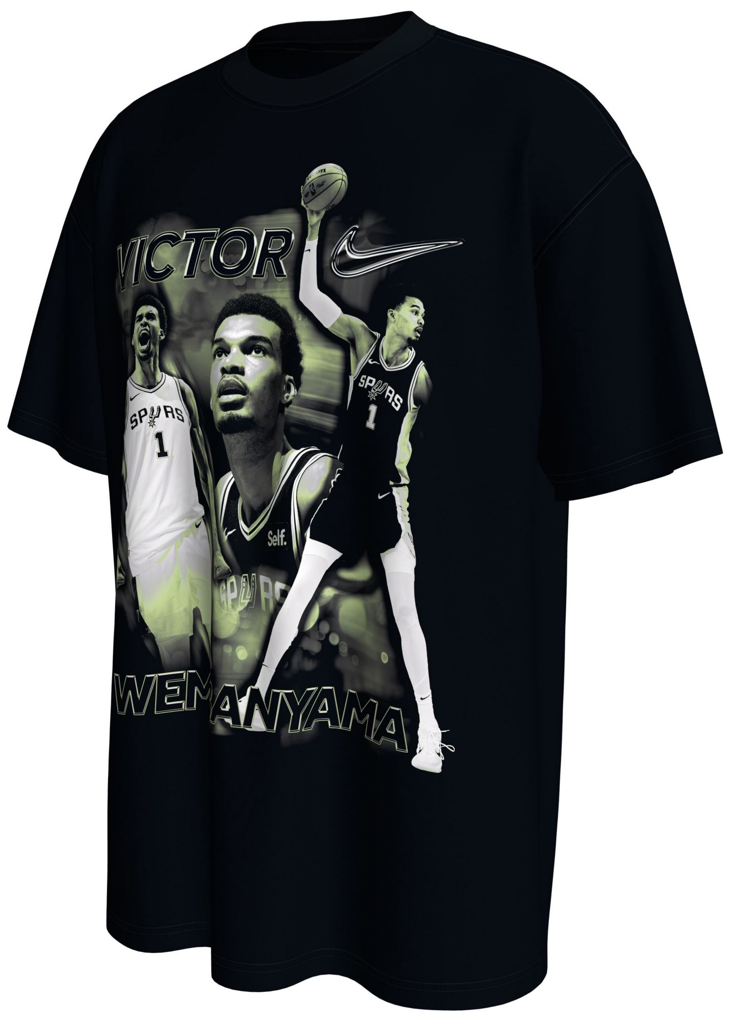 Nike Men's San Antonio Spurs Black Vintage T-Shirt