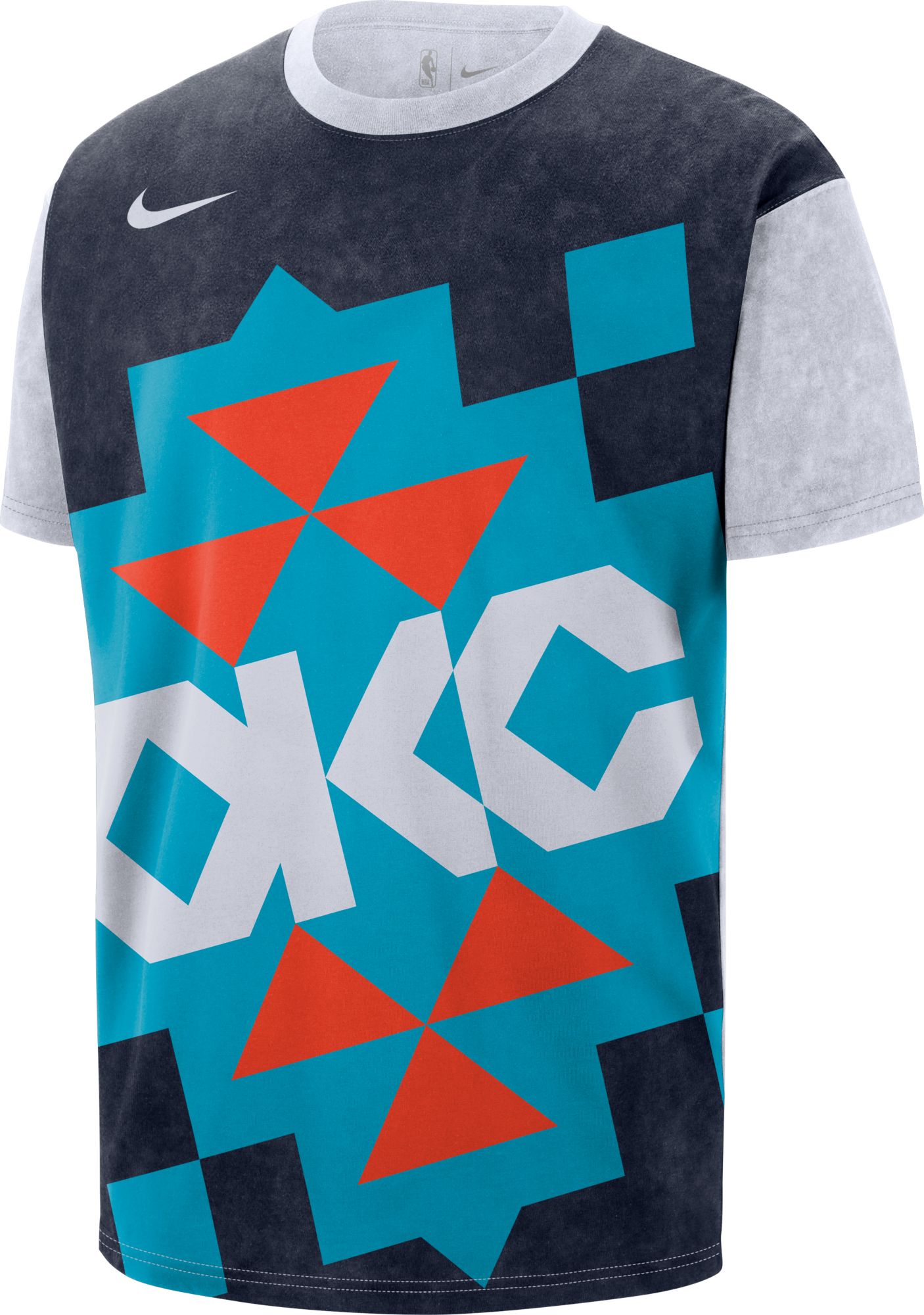 Nike Adult 2025-26 City Edition Oklahoma City Thunder Big Logo M90 T-Shirt