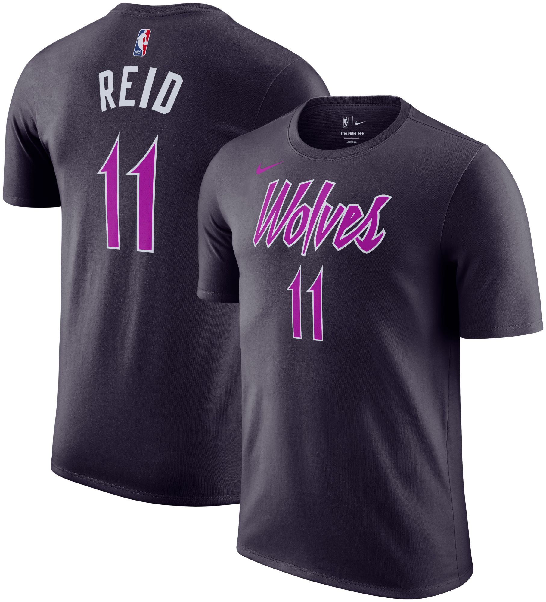 Nike Adult 2025-26 City Edition Minnesota Timberwolves Naz Reid #11 T-Shirt