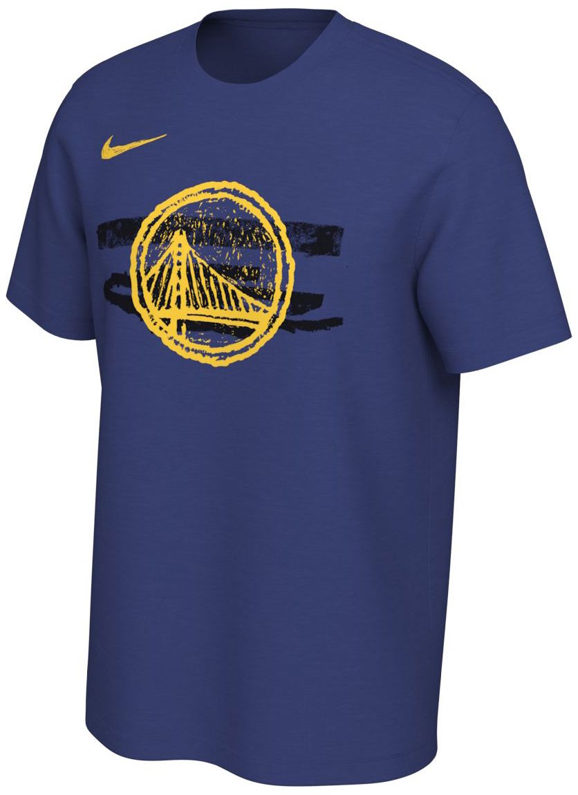 Nike Men's Golden State Warriors Blue T-Shirt