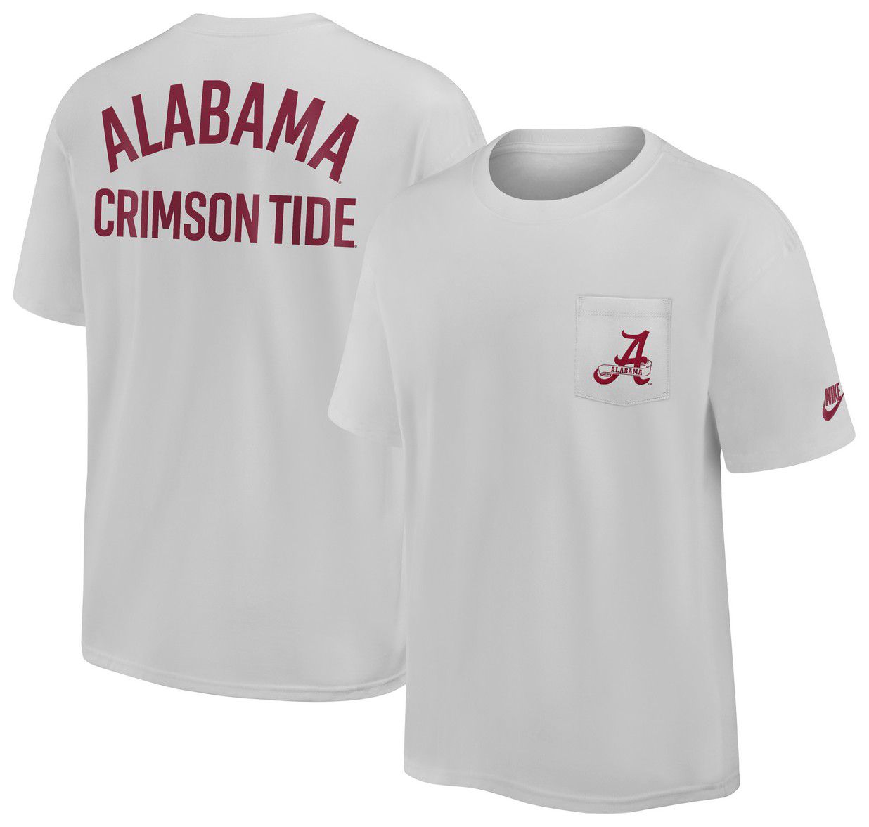 Nike Men's Alabama Crimson Tide Photon Dust 2 Hit Pocket T-Shirt