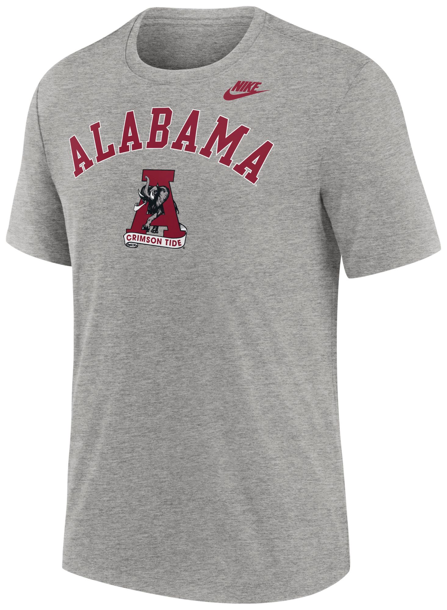 Nike Men's Alabama Crimson Tide Dark Grey Heather Legacy Arch T-Shirt