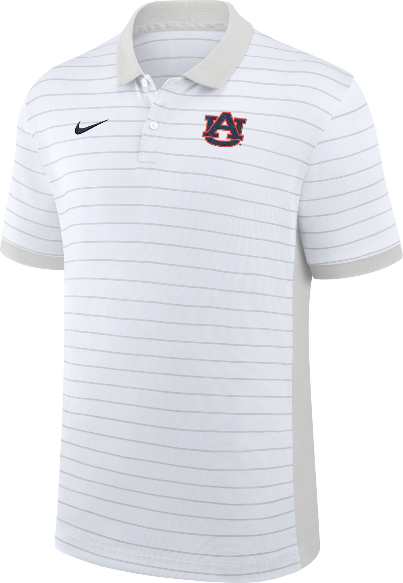 Nike Men's Auburn Tigers White Dri-FIT Victory Polo