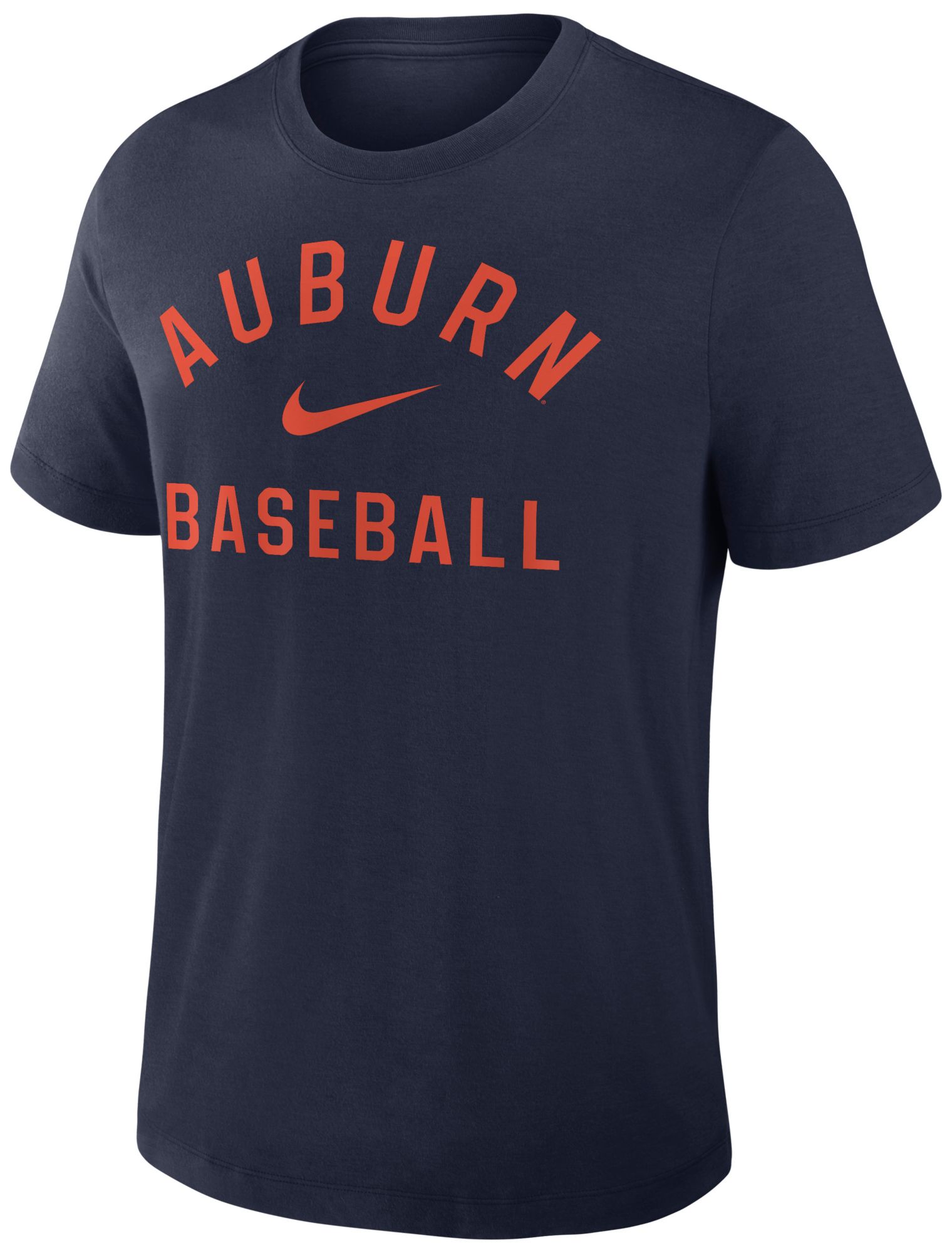 Nike Adult Auburn Tigers Early Work College Navy T-Shirt, Men's