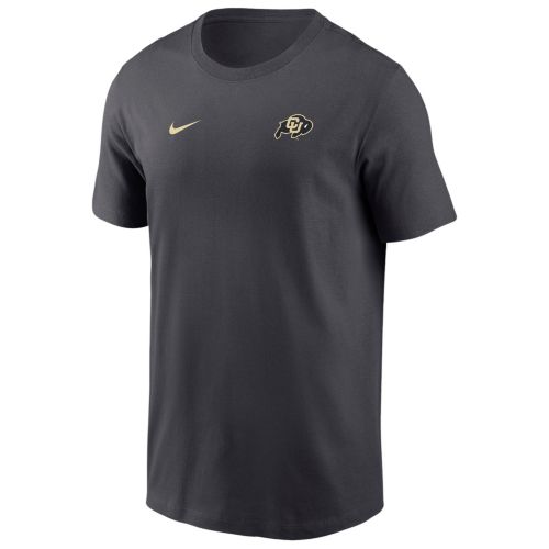 Nike Men's Colorado Buffaloes Black Dri-FIT Victory Striped Polo