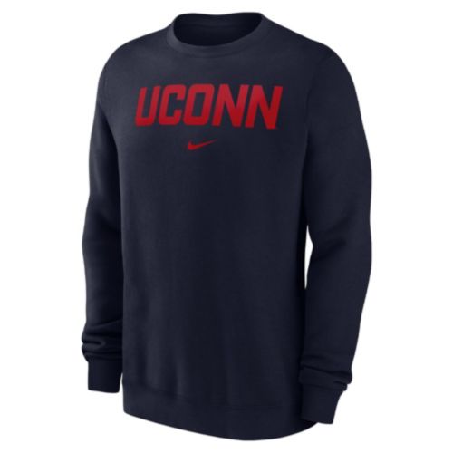Nike Men's UConn Huskies Navy Paige Bueckers #5 Buckets Crewneck
