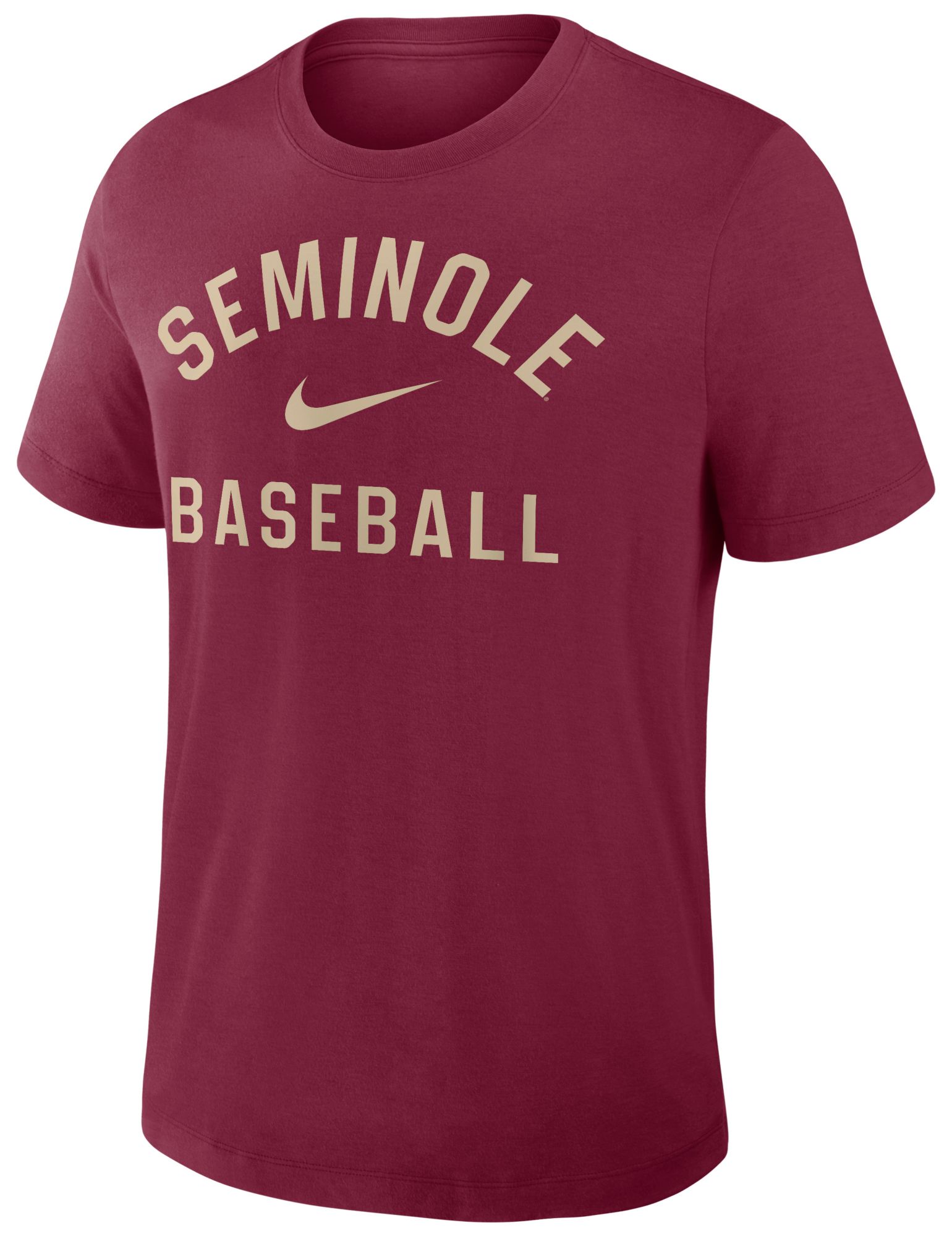 Nike Men's Florida State Seminoles Team Maroon Early Work Dugout T-Shirt