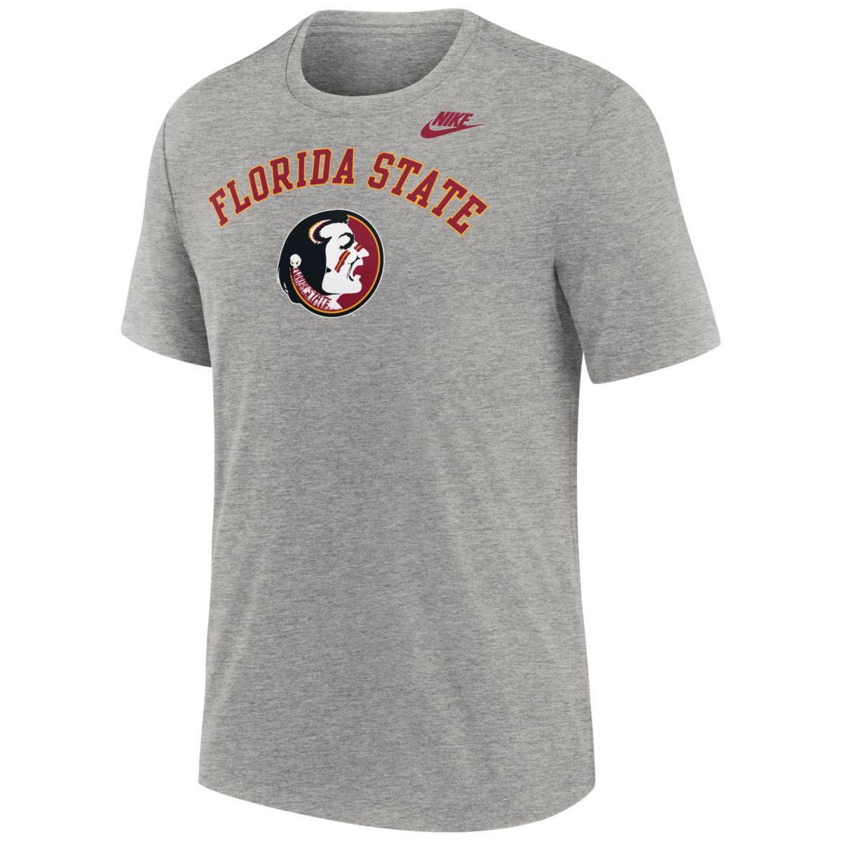 Nike Men's Florida State Seminoles Dark Grey Heather Dri-FIT