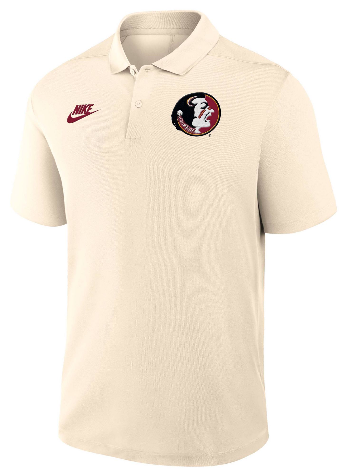 Nike Men's Florida State Seminoles Natural Legacy Polo