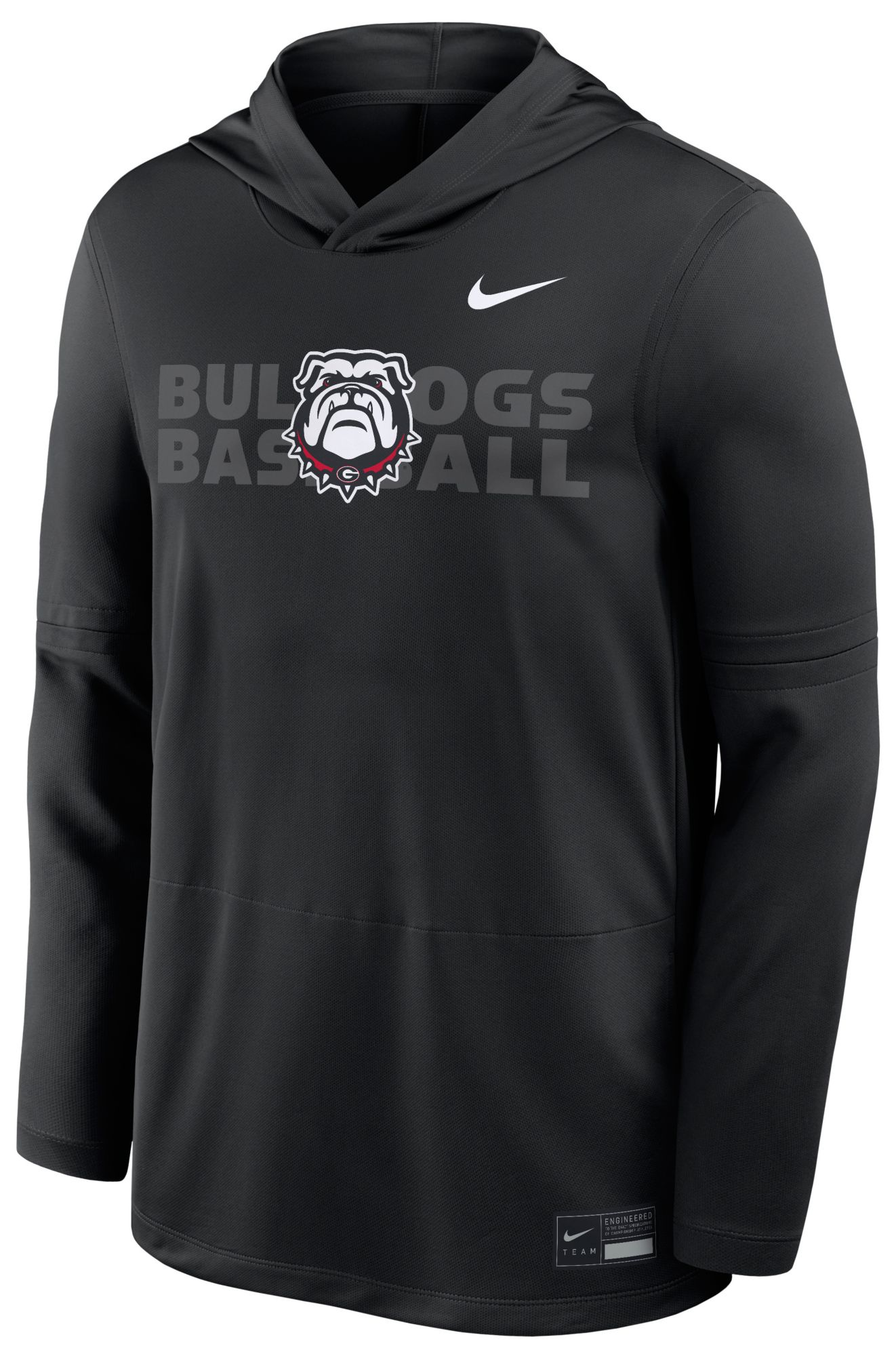Nike Men's Georgia Bulldogs Black Dugout Hoodie Top