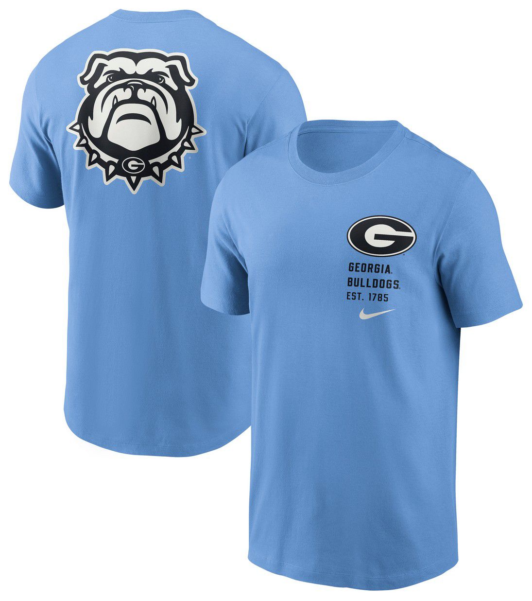 Nike Men's Georgia Bulldogs Valor Blue Record Back Hit T-Shirt