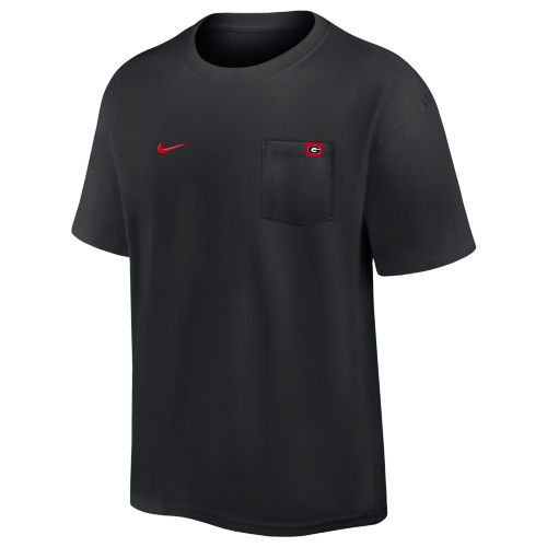 Nike Men's Georgia Bulldogs Black Dri-FIT Velocity T-Shirt