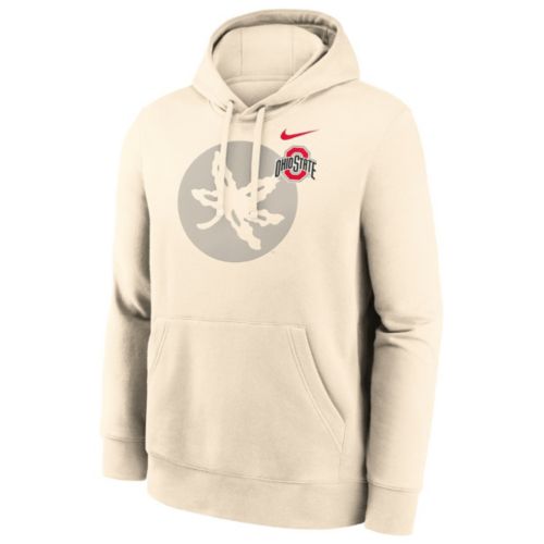 Nike Adult Ohio State Buckeyes Club Fleece Natural Hoodie Dick's
