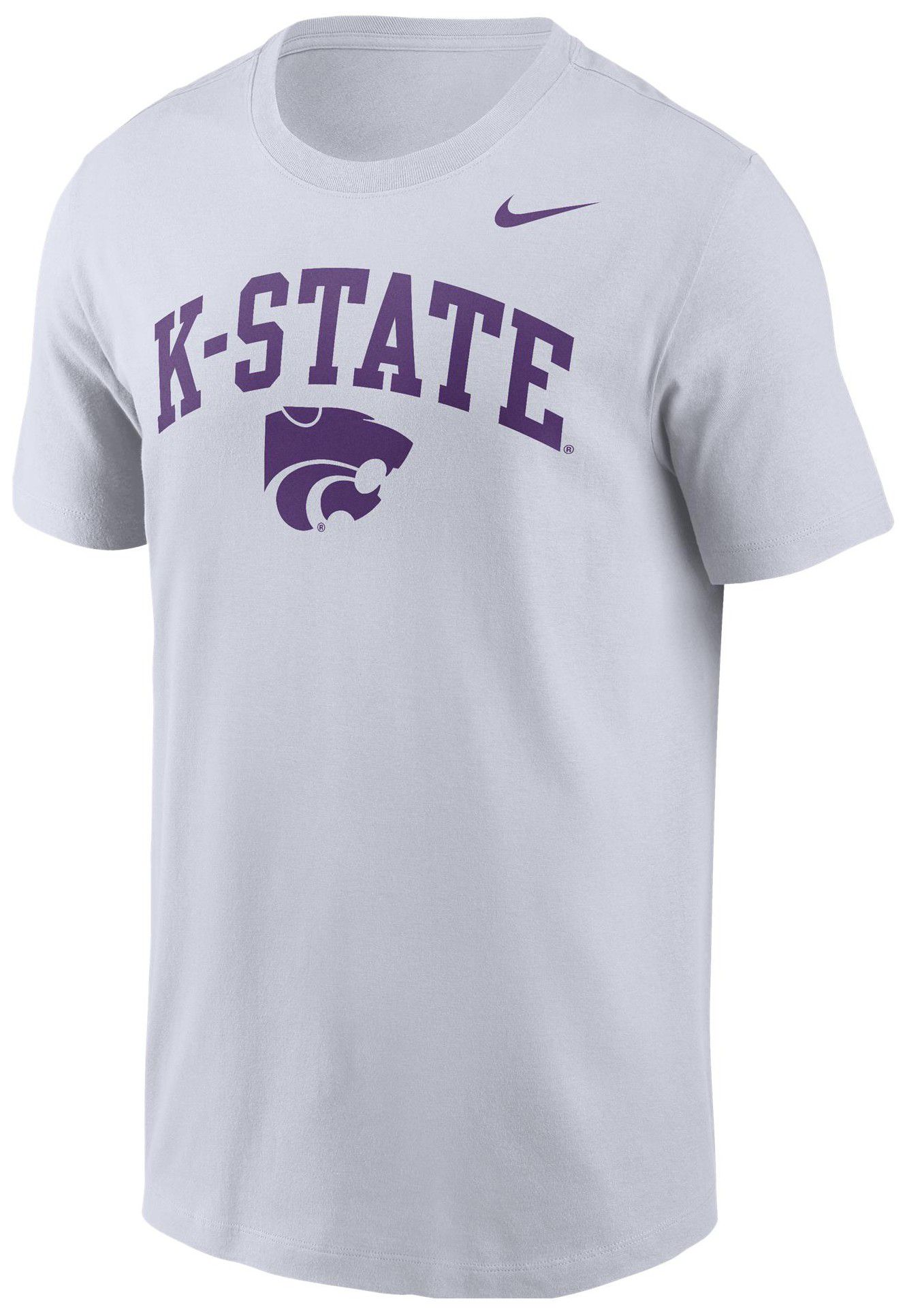 Nike Men's Kansas State Wildcats White Arch Logo T-Shirt
