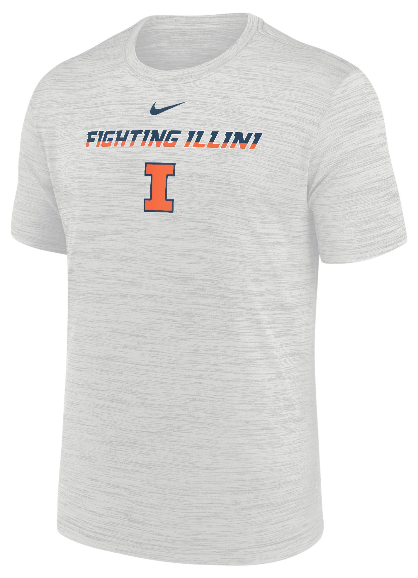 Nike Men's Illinois Fighting Illini Grey Dri-FIT Velocity Legend T-Shirt