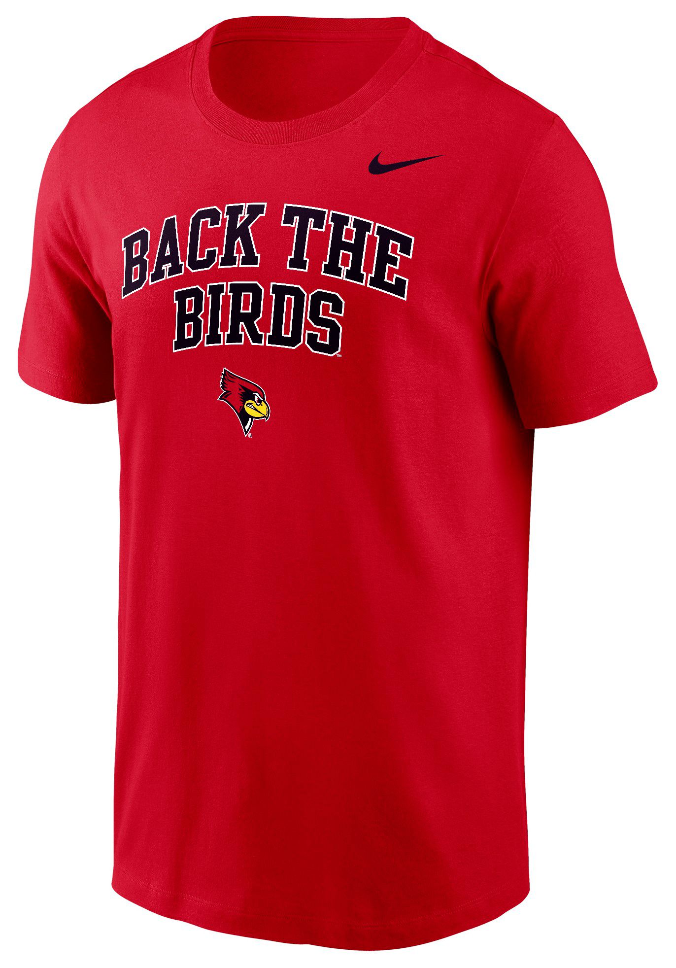 Nike Men's Illinois State Redbirds Red Dri-FIT Cotton T-Shirt