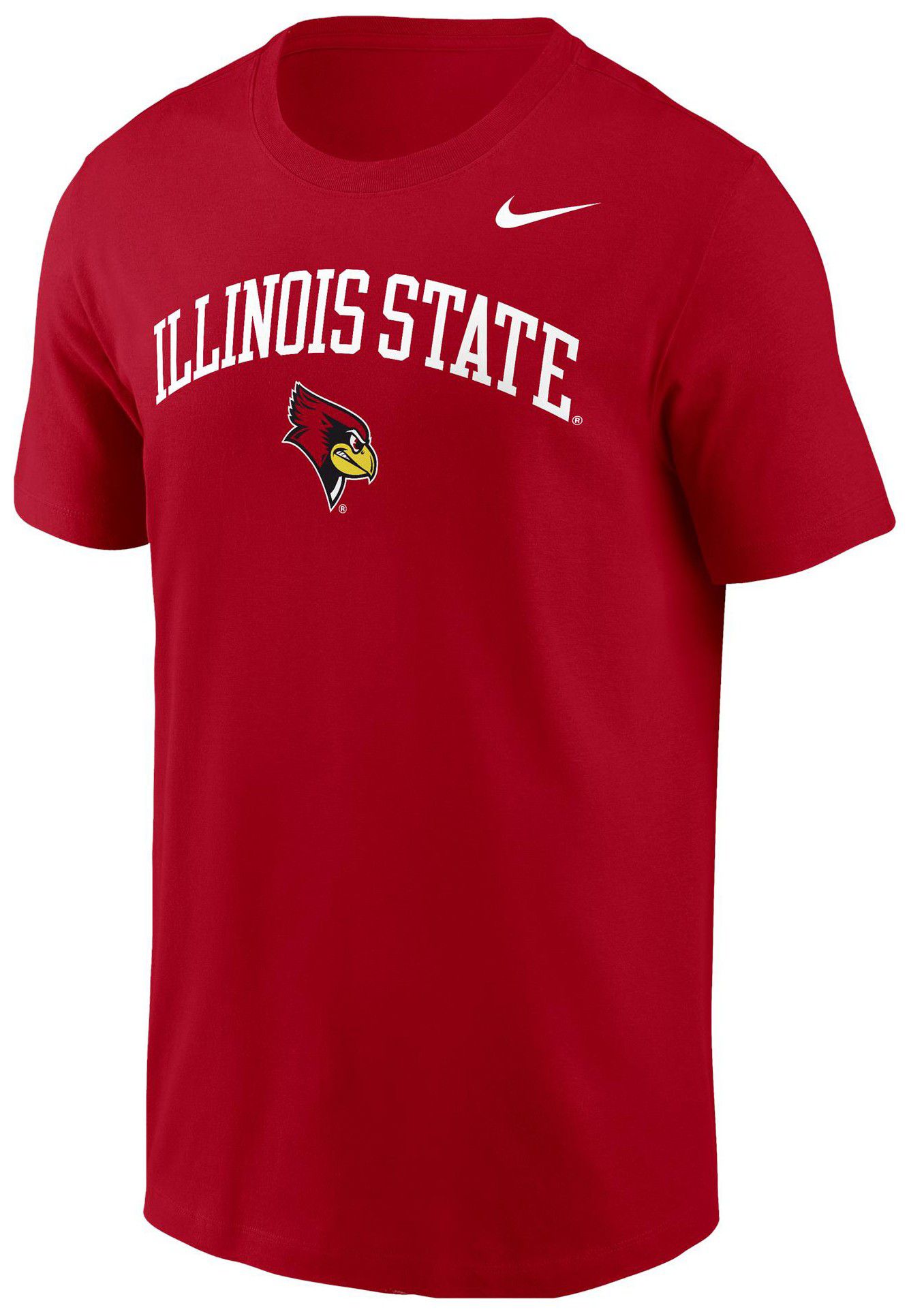 Nike Men's Illinois State Redbirds Red Arch Logo T-Shirt