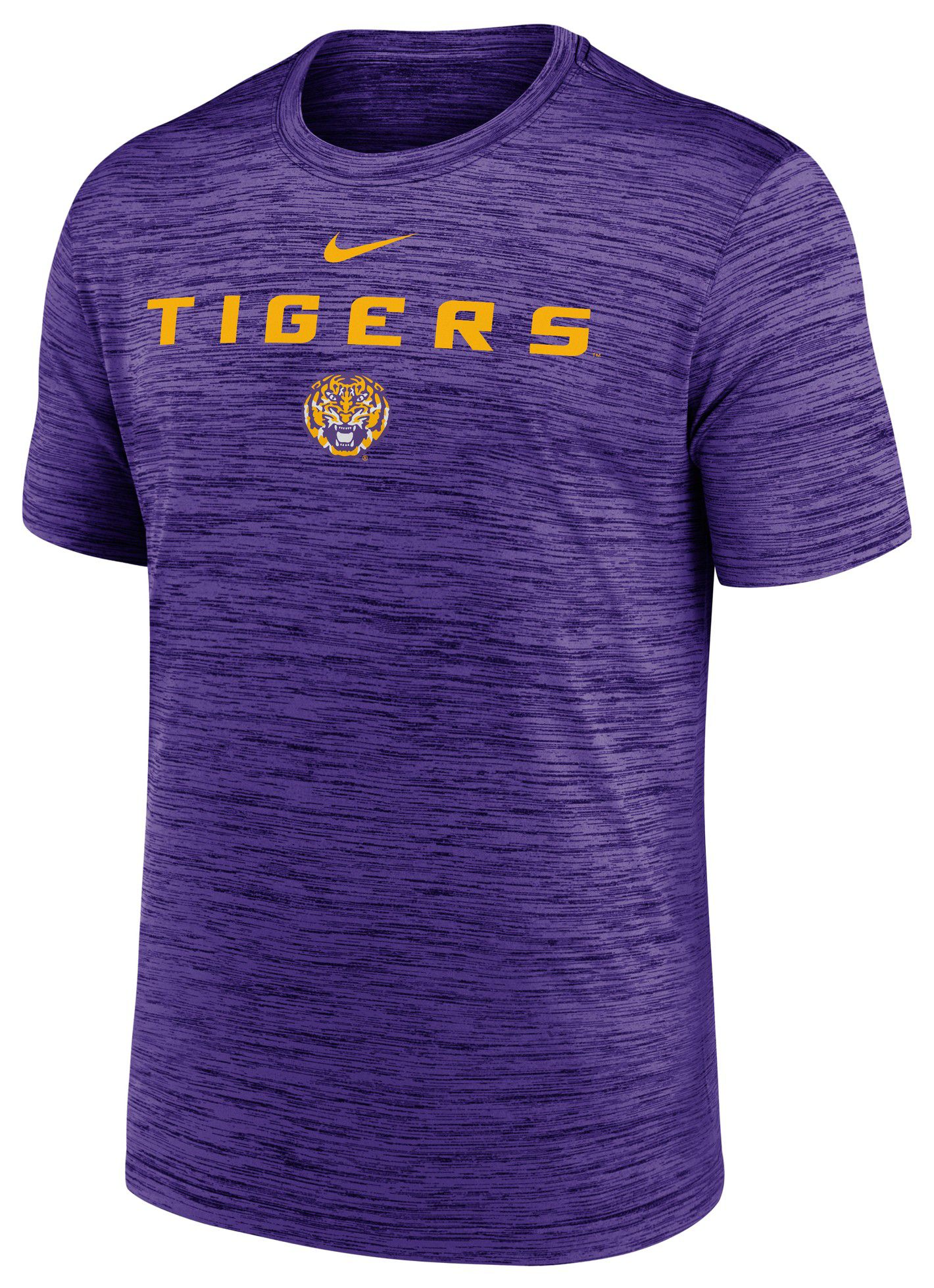 Nike Men's LSU Tigers Purple Velocity T-Shirt