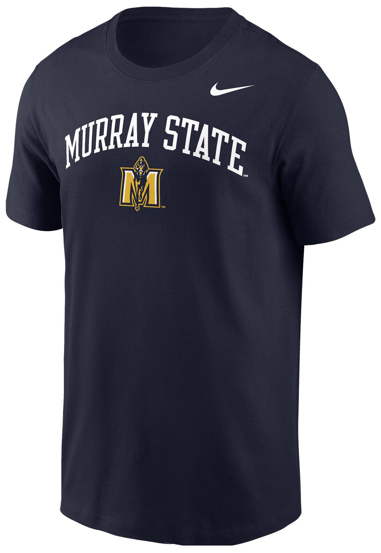 Nike Men's Murray State Racers Navy Arch Logo T-Shirt
