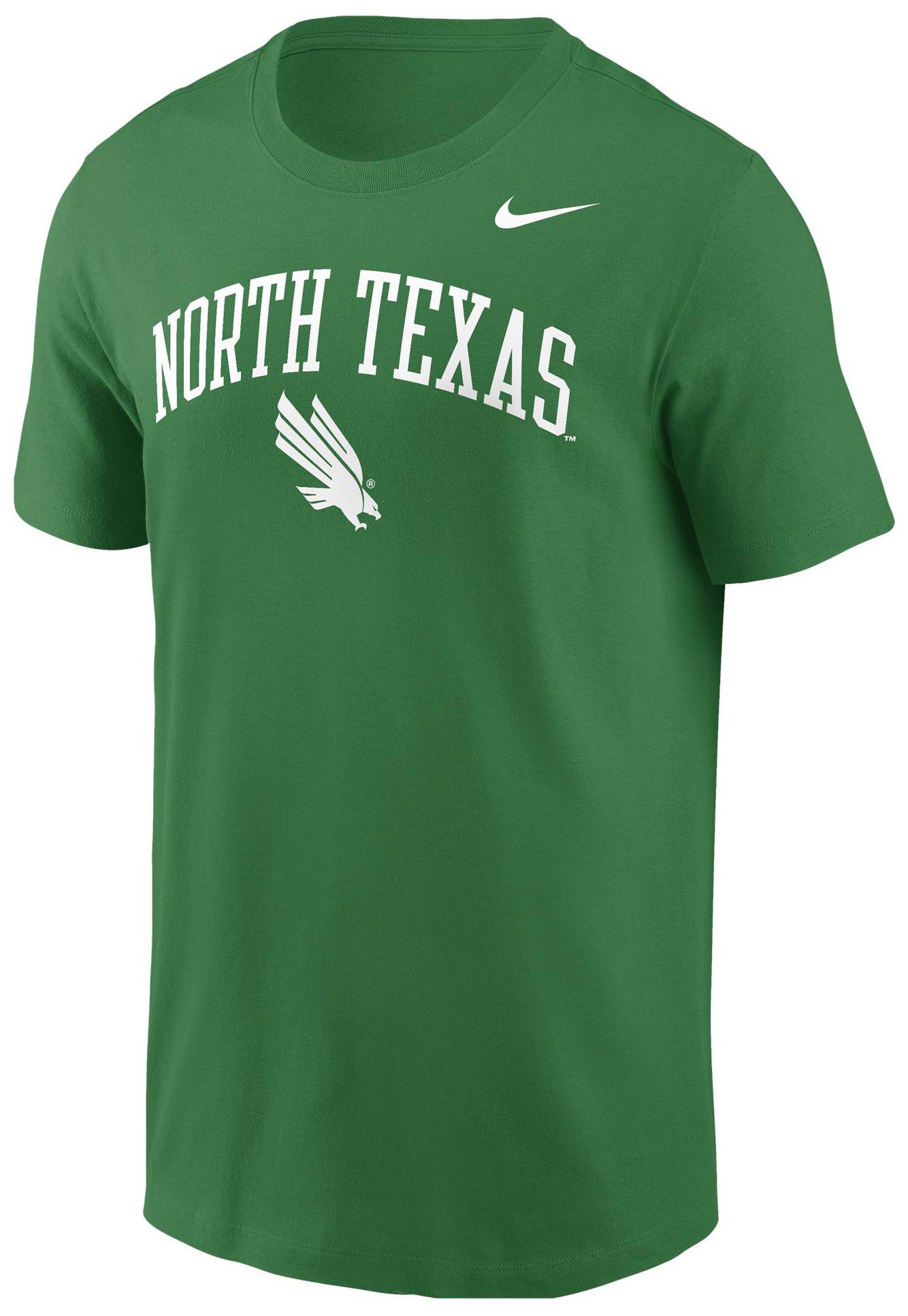 Nike Men's North Texas Mean Green Green Arch Logo T-Shirt