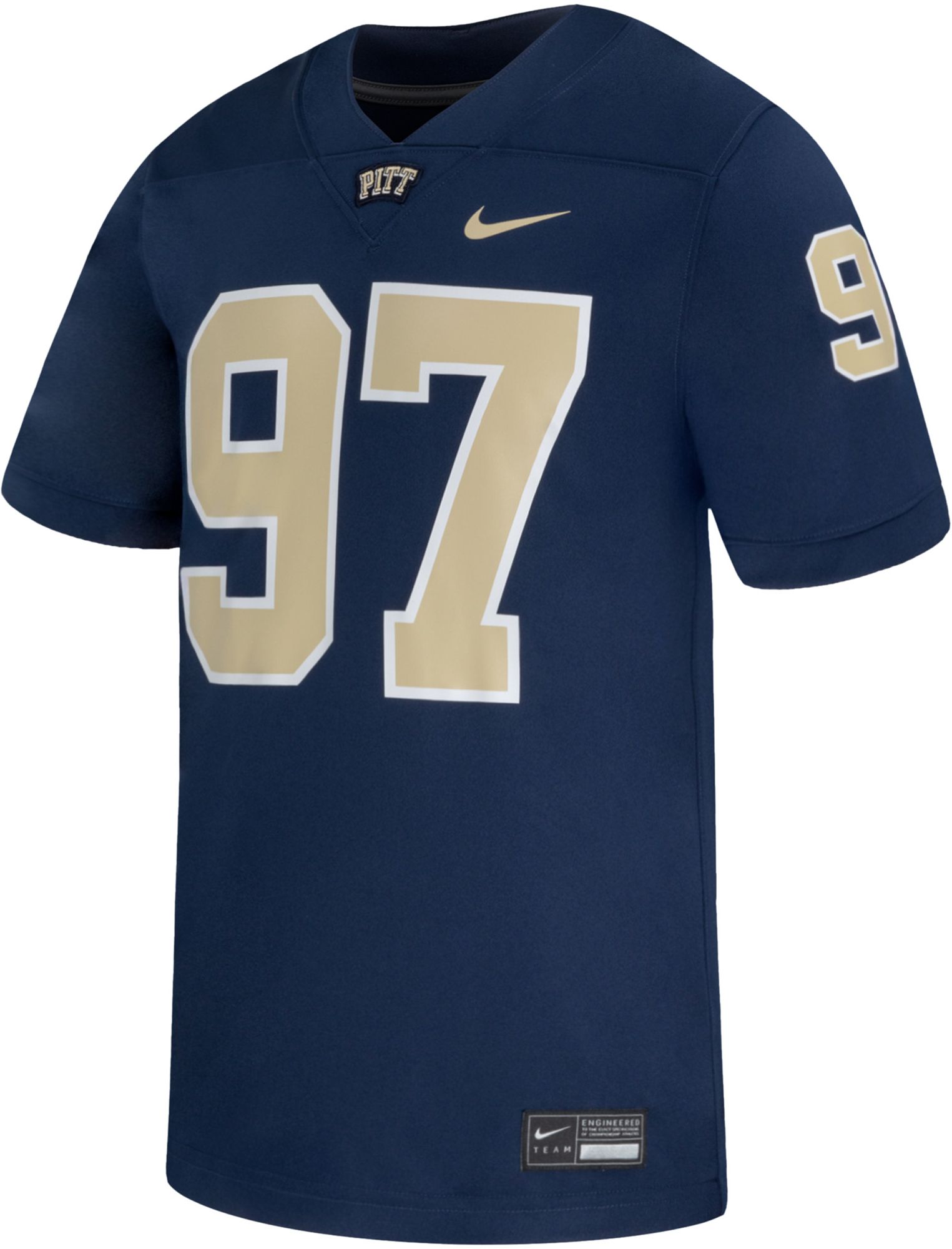 Nike Men's Pitt Panthers Aaron Donald #99 Navy Replica Throwback Jersey