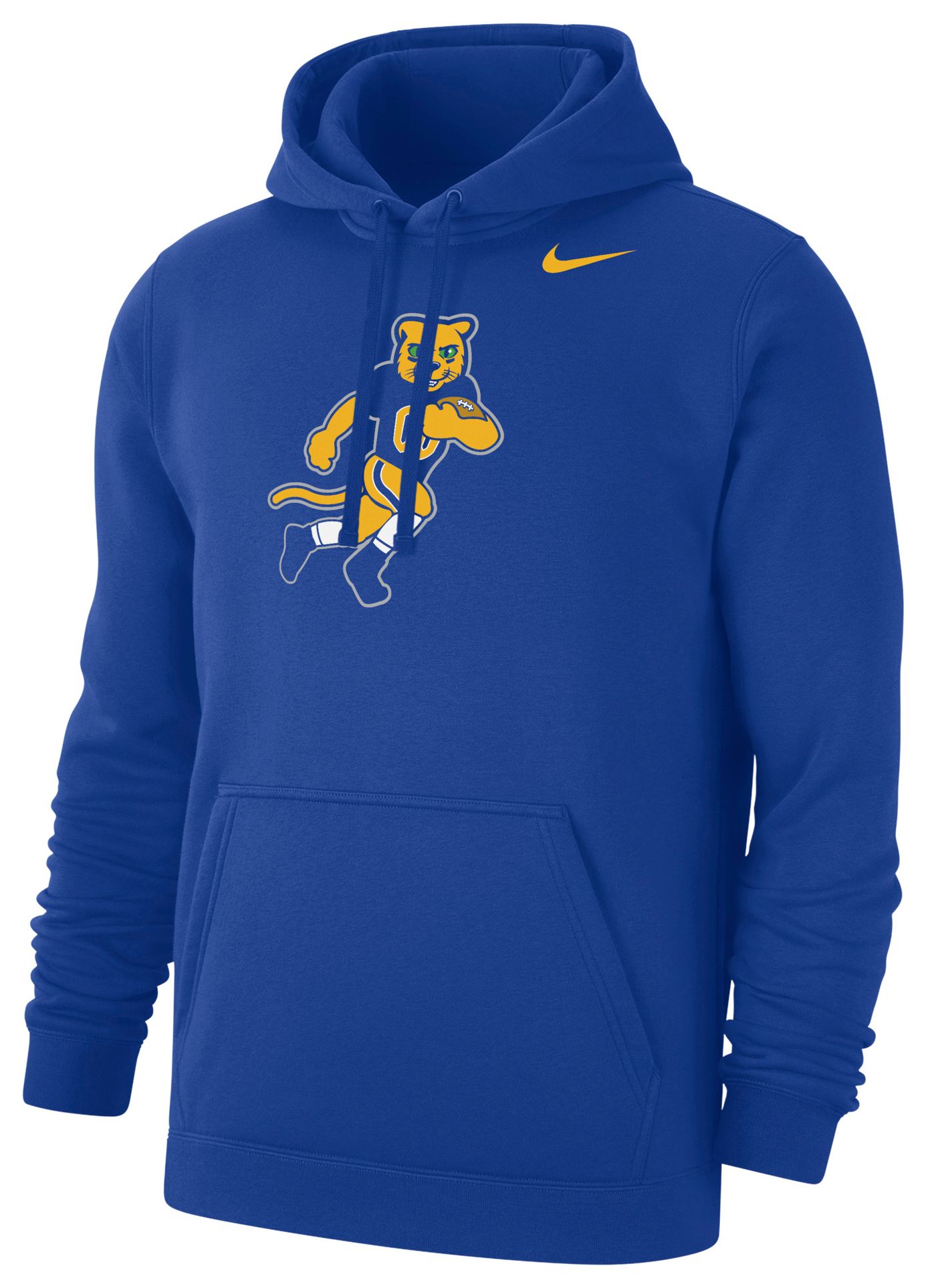 Nike Men's Pitt Panthers Game Royal Club Fleece Pullover Hoodie