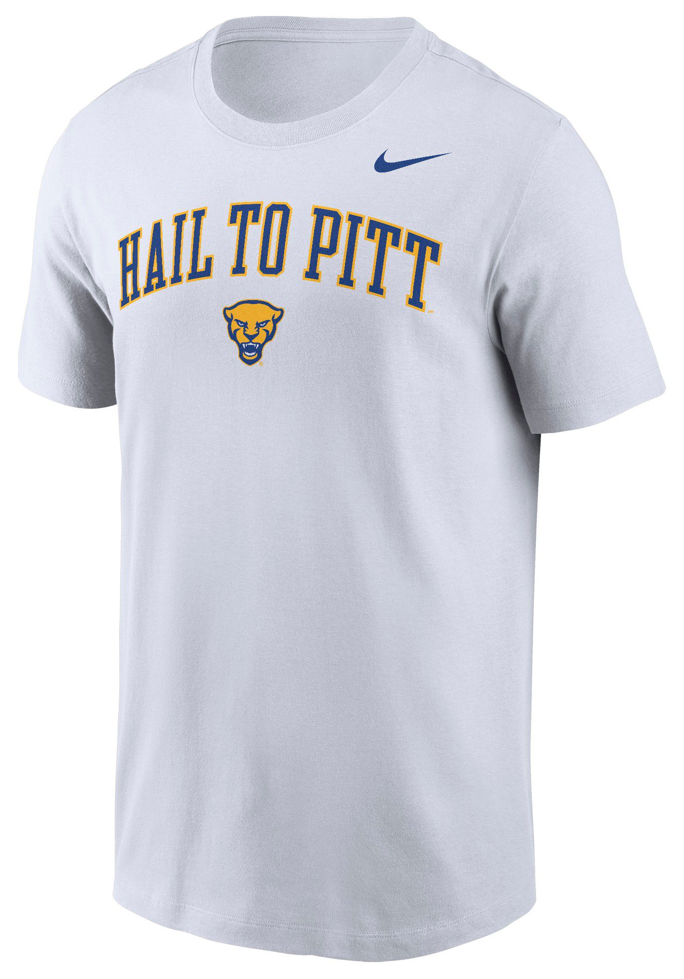 Nike Men's Pitt Panthers White Dri-FIT Cotton T-Shirt