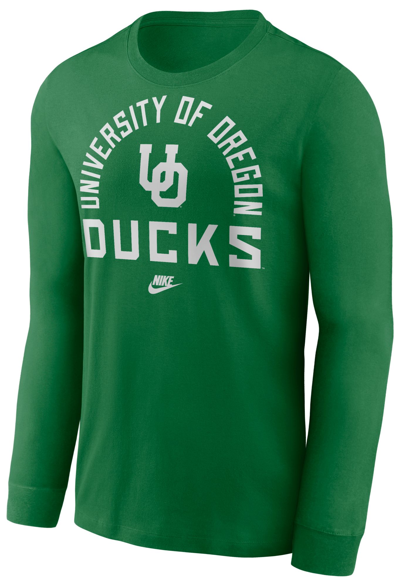 Nike Men's Oregon Ducks Apple Green Legacy Arch Long Sleeve T-Shirt
