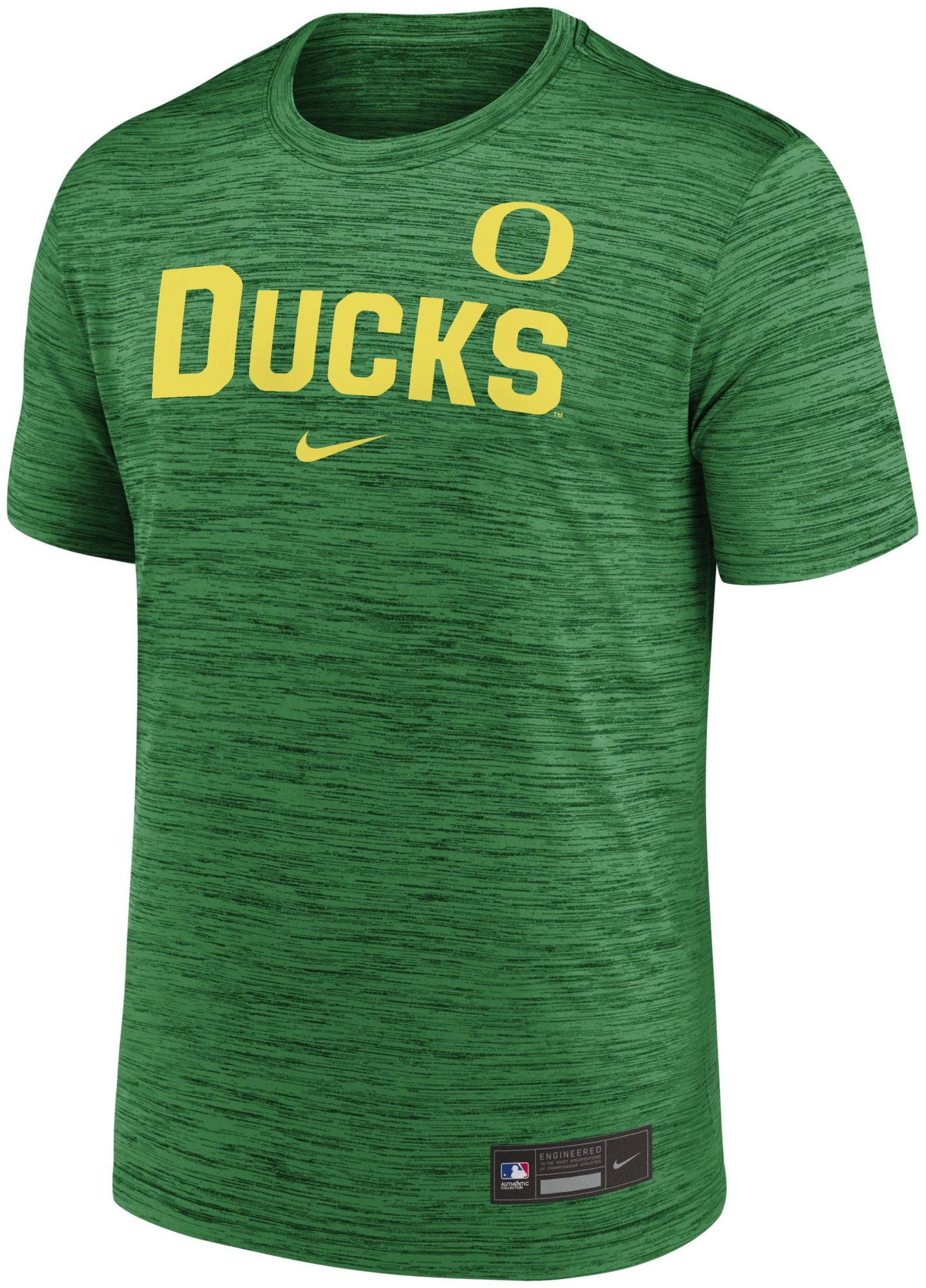 Nike Men's Oregon Ducks Apple Green Script Heathered Legend T-Shirt