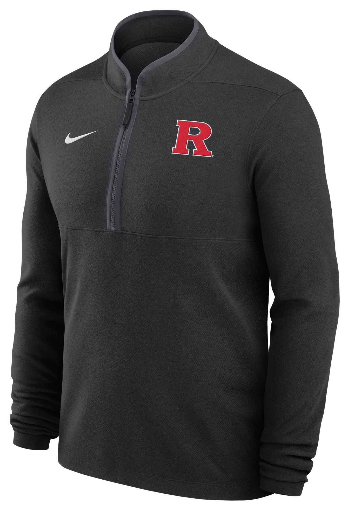 Nike Men's Rutgers Scarlet Knights Black Dri-FIT Victory Quarter-Zip Pullover