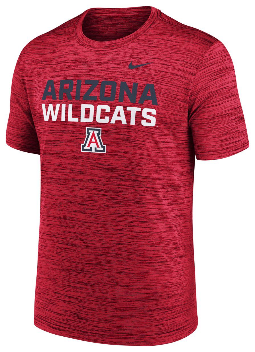 Nike Men's Arizona Wildcats University Red Velocity Stack T-Shirt