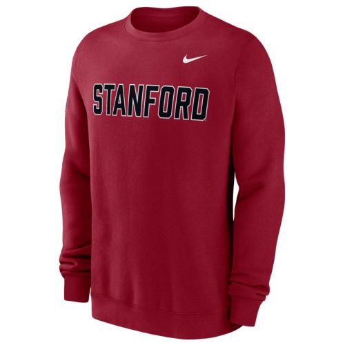 Nike Men's Stanford Cardinal Cardinal Club Fleece Primary Logo