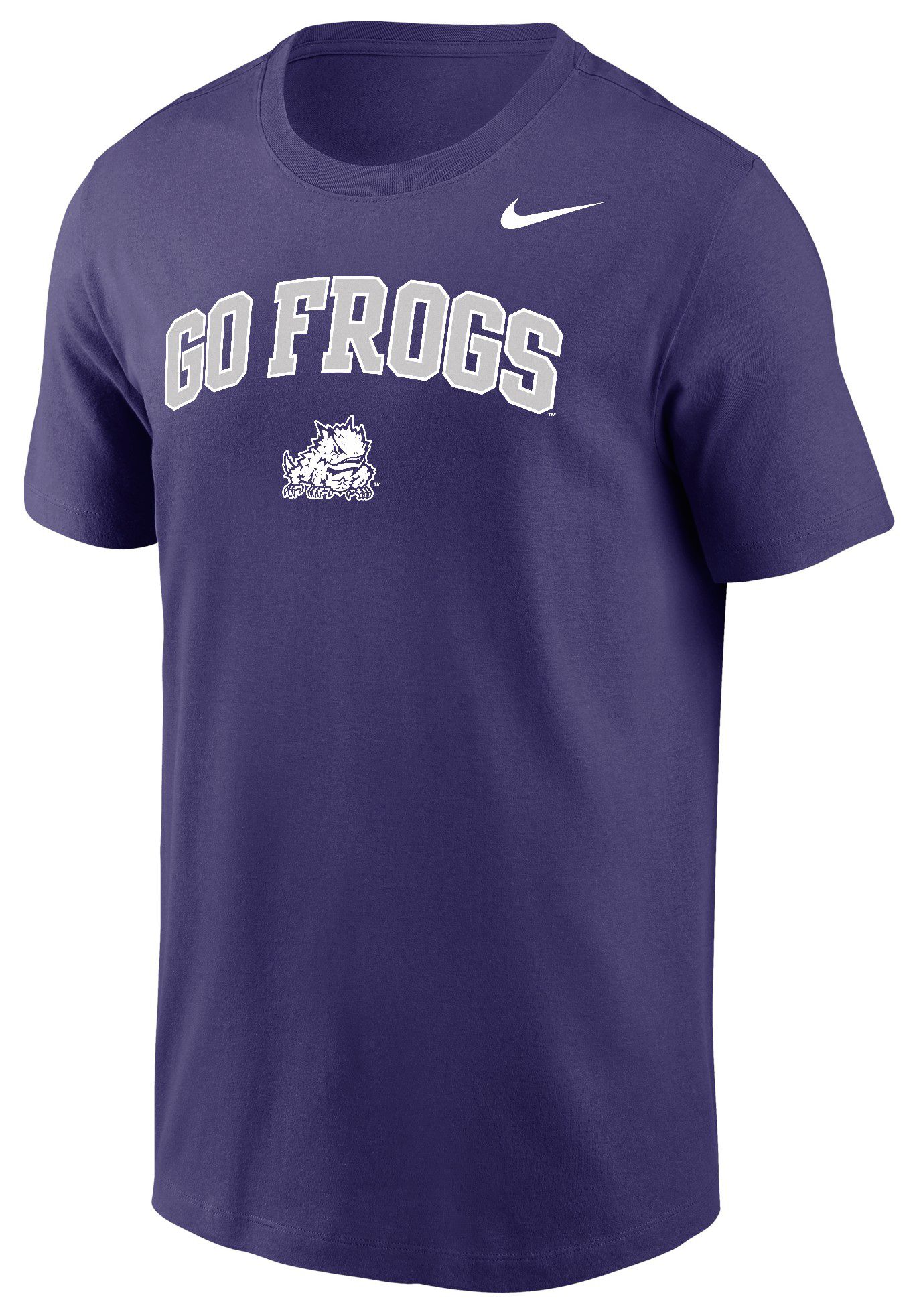 Nike Men's TCU Horned Frogs Purple Dri-FIT Cotton T-Shirt