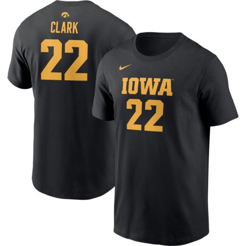 NCAA アメフトユニフォーム　NIKE Nike Iowa Hawkeyes Caitlin Clark #22 Basketball Jersey Black T