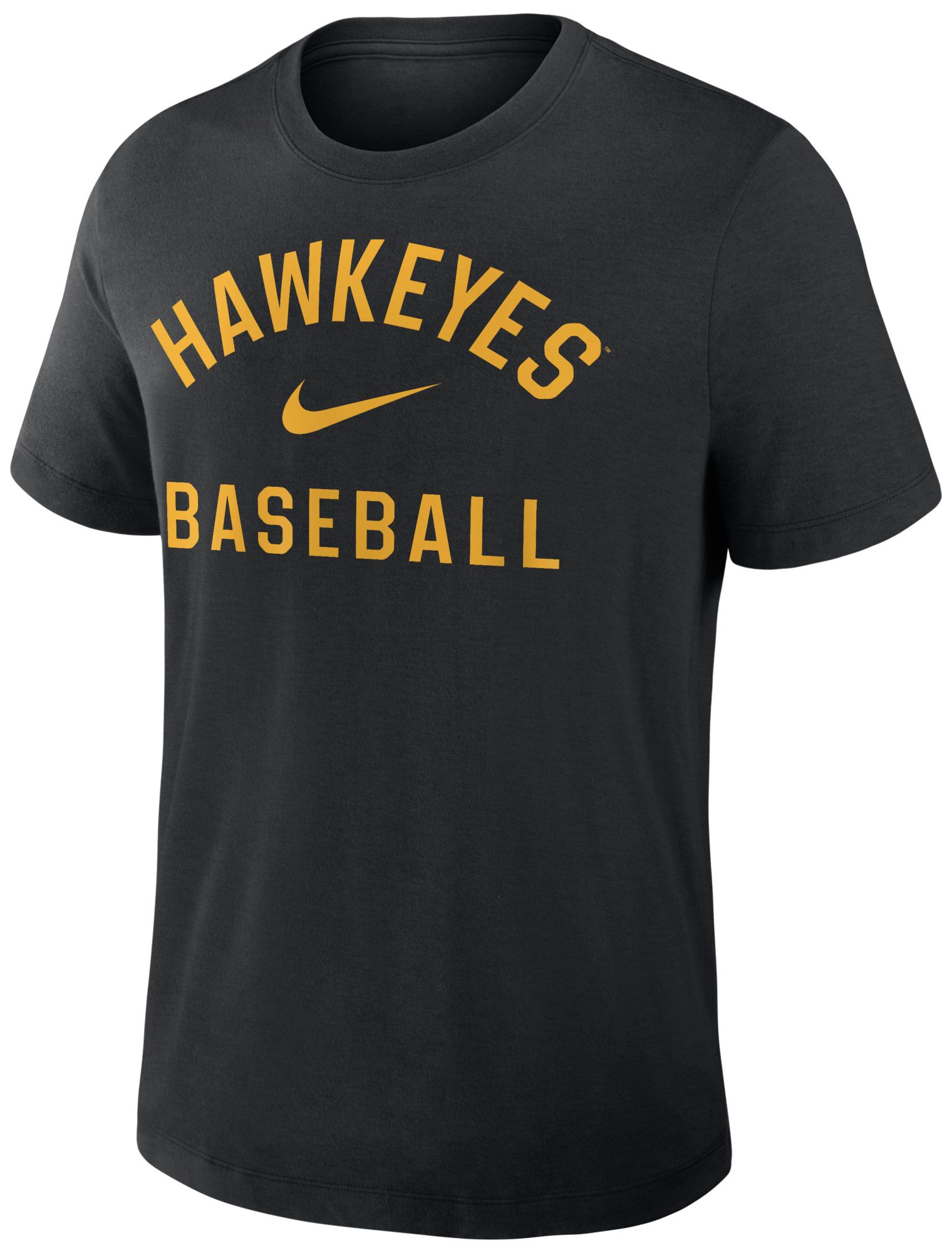 Nike Men's Iowa Hawkeyes Black Early Work Dugout T-Shirt