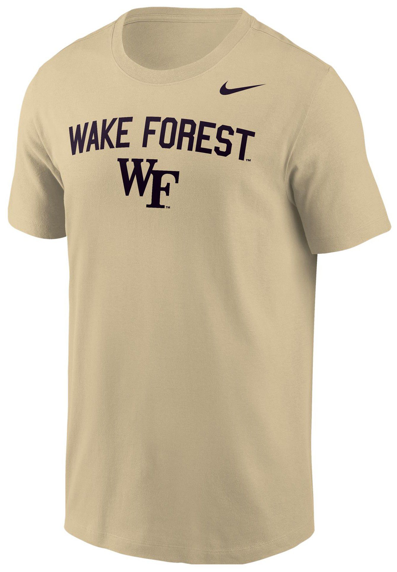 Nike Men's Wake Forest Demon Deacons Gold Arch Logo T-Shirt