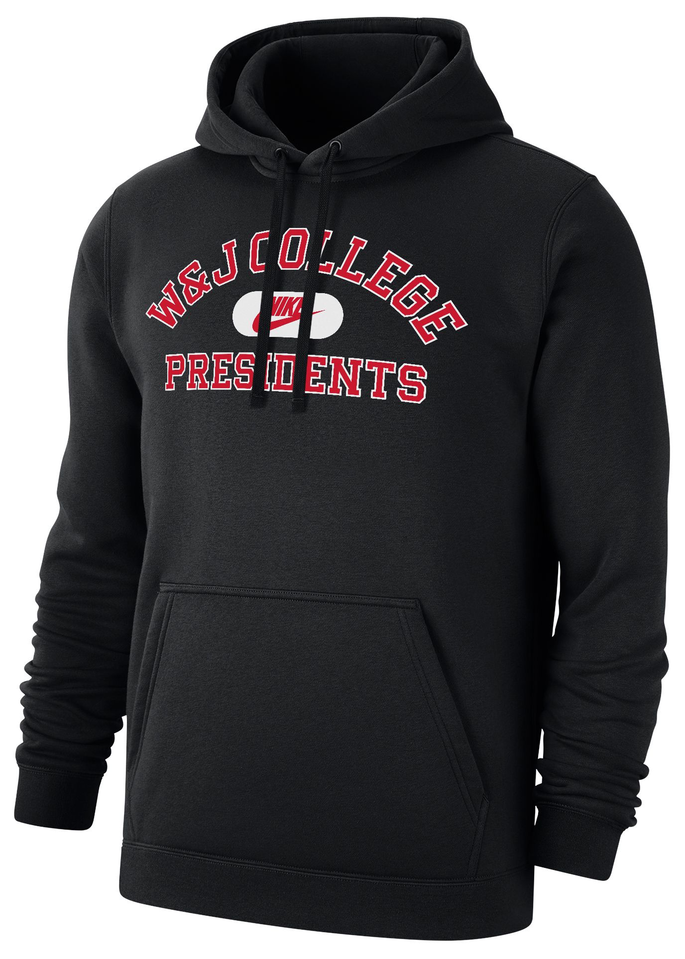 Nike Men's Washington & Jefferson Presidents Black Club Fleece Pullover Hoodie