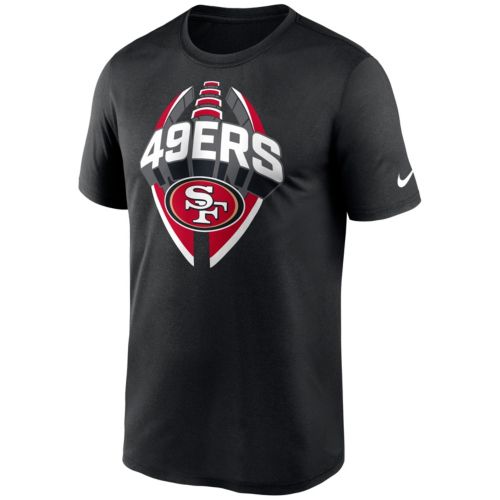 Nike Men's San Francisco 49ers Gym Red Club Fleece Logo