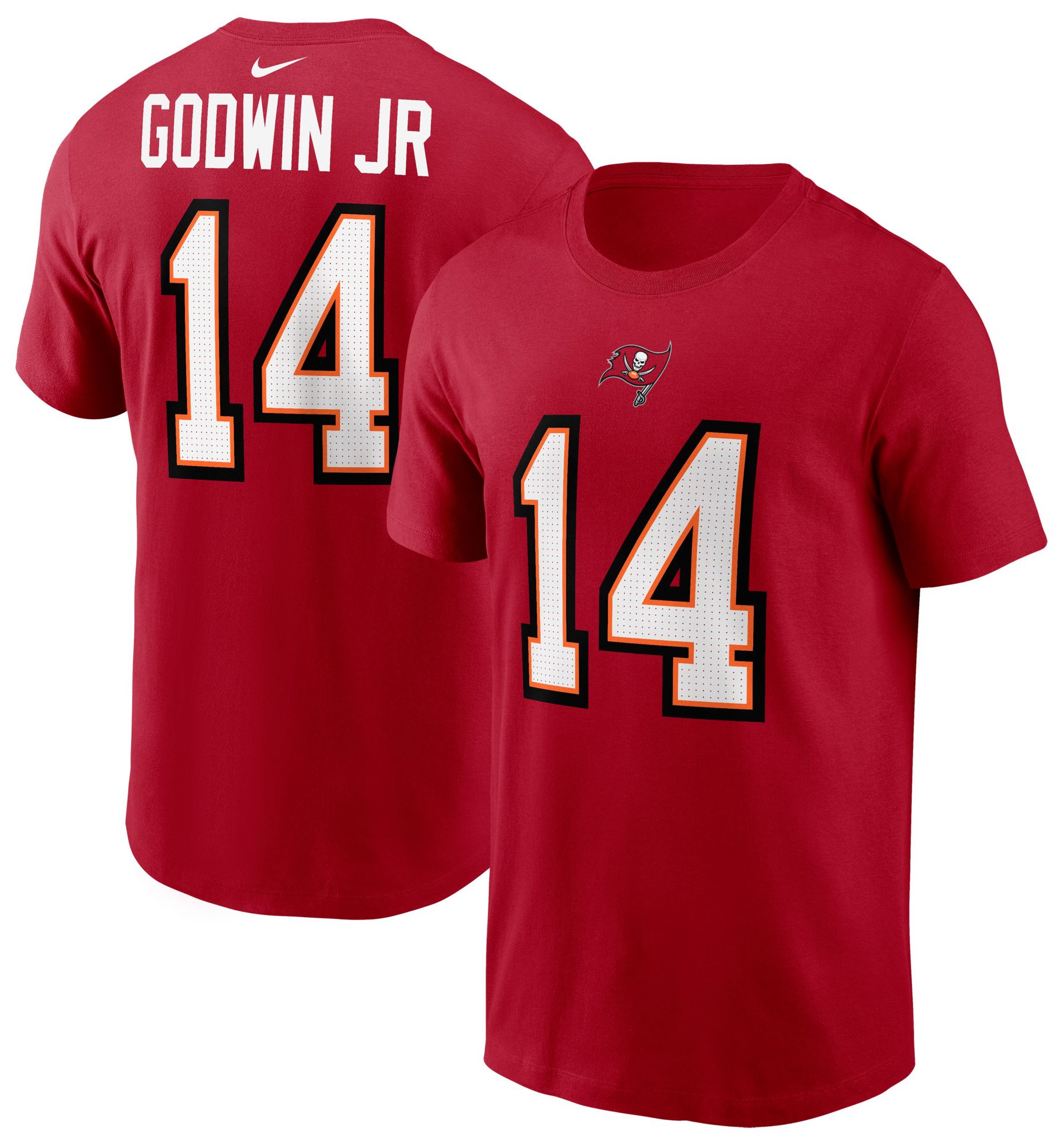 Nike Men's Tampa Bay Buccaneers Chris Godwin #14 Red T-Shirt