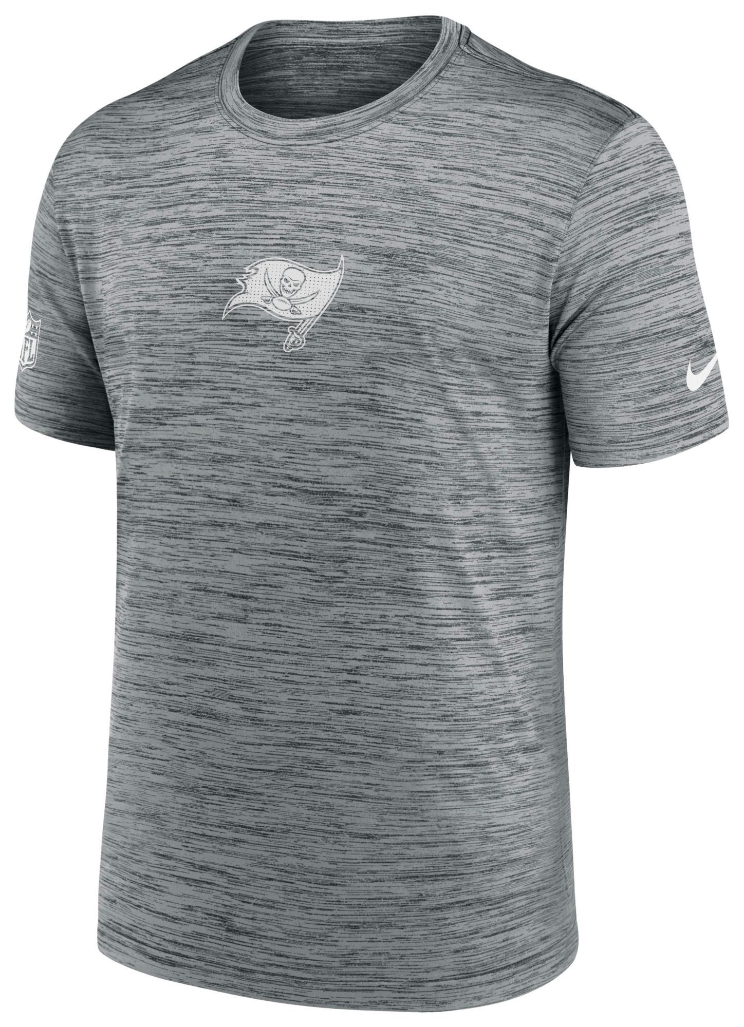 Nike Men's Tampa Bay Buccaneers Dark Grey Heather Velocity T-Shirt