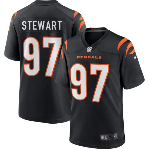 Nike Men's Cincinnati Bengals Tee Higgins #5 Black Game