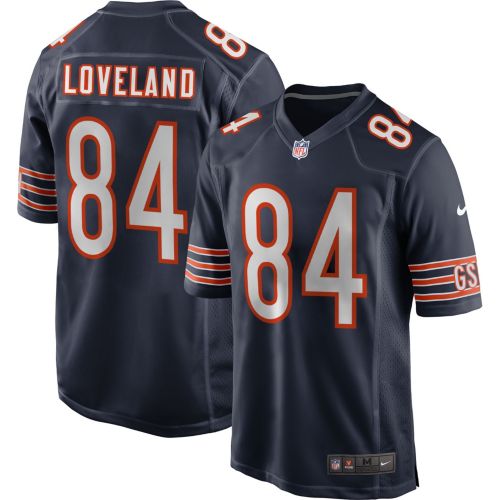 Nike Men's Chicago Bears Caleb Williams #18 Navy Game Jersey