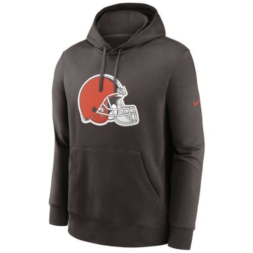 Nike Men's Cleveland Browns Dark Grey Heather Tech Fleece Full-Zip