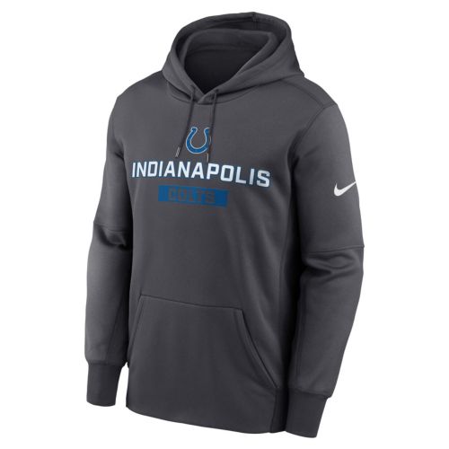 Nike Men's Indianapolis Colts Gym Blue Sleeveless Hoodie