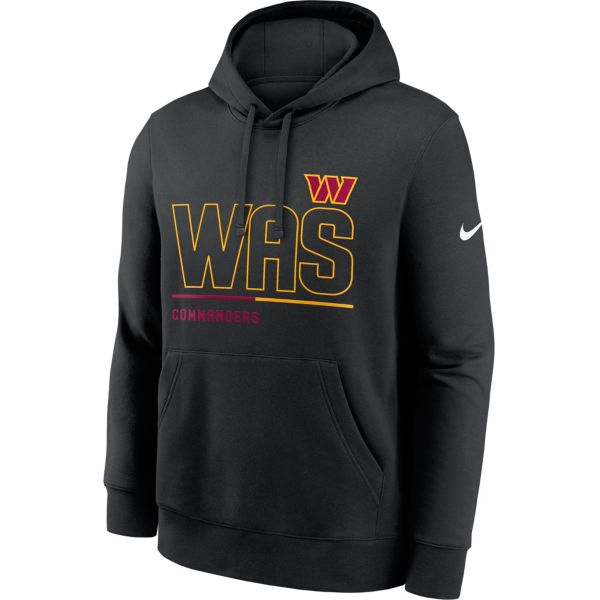 Nike Men's Washington Commanders Black City Code 2025 Club Hoodie