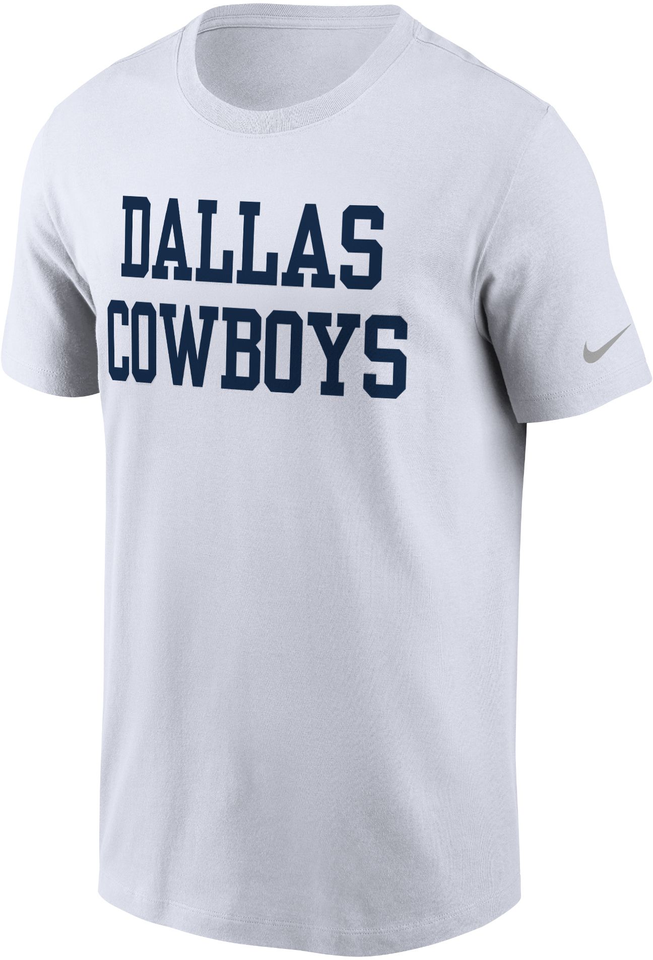 Nike Men's Dallas Cowboys White Cotton Coaches T-Shirt